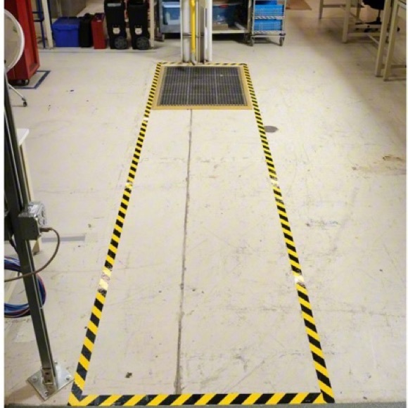 Brady Floor Marking Tape General Purpose, Striped, Black/Yellow NEW!! - Picture 9 of 10